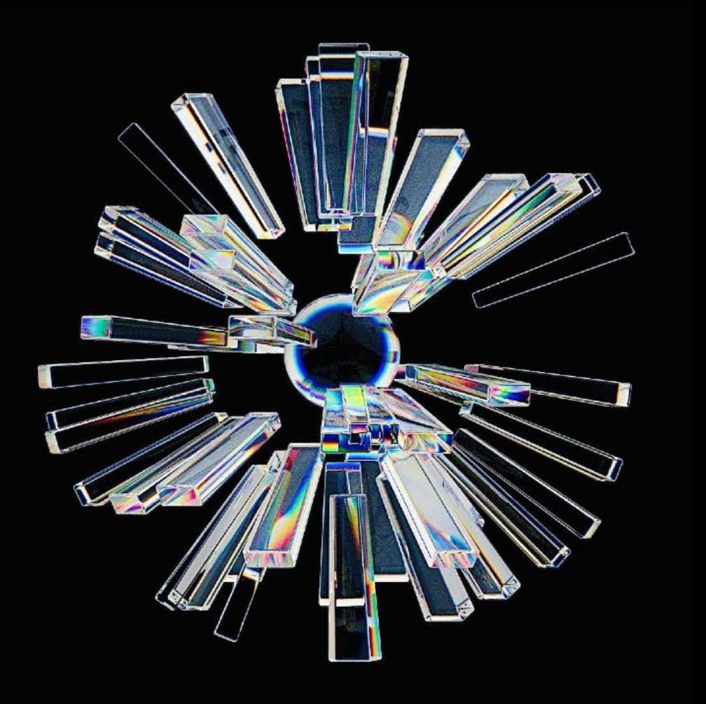 Crystal shards radiating from a core — integrated systems
